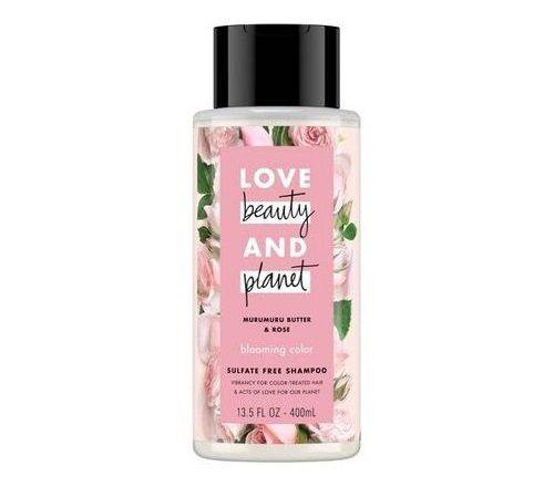 Love Beauty and Planet Blooming Color Murumuru Butter & Rose Sulfate-Free Shampoo Front