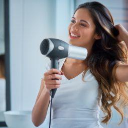best hairdryers woman long ombre hair