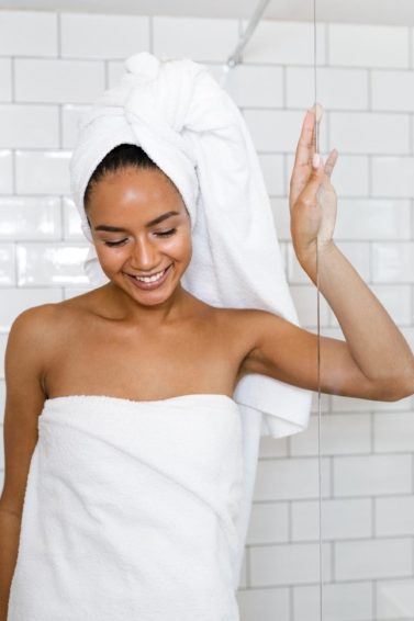 miracle product towel dried hair