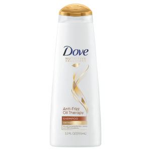 dove anti frizz oil therapy shampoo front view