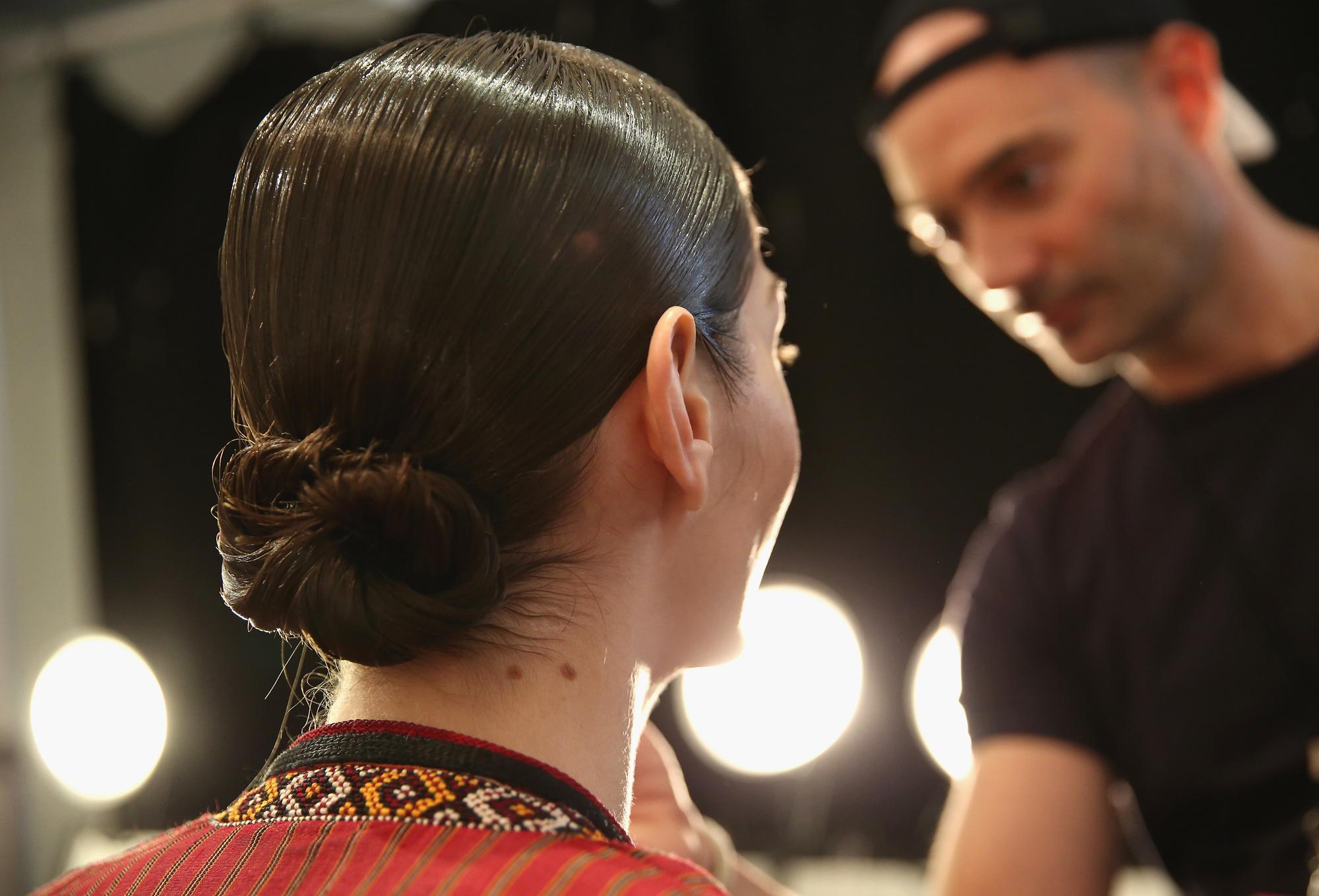 sleek bun shine