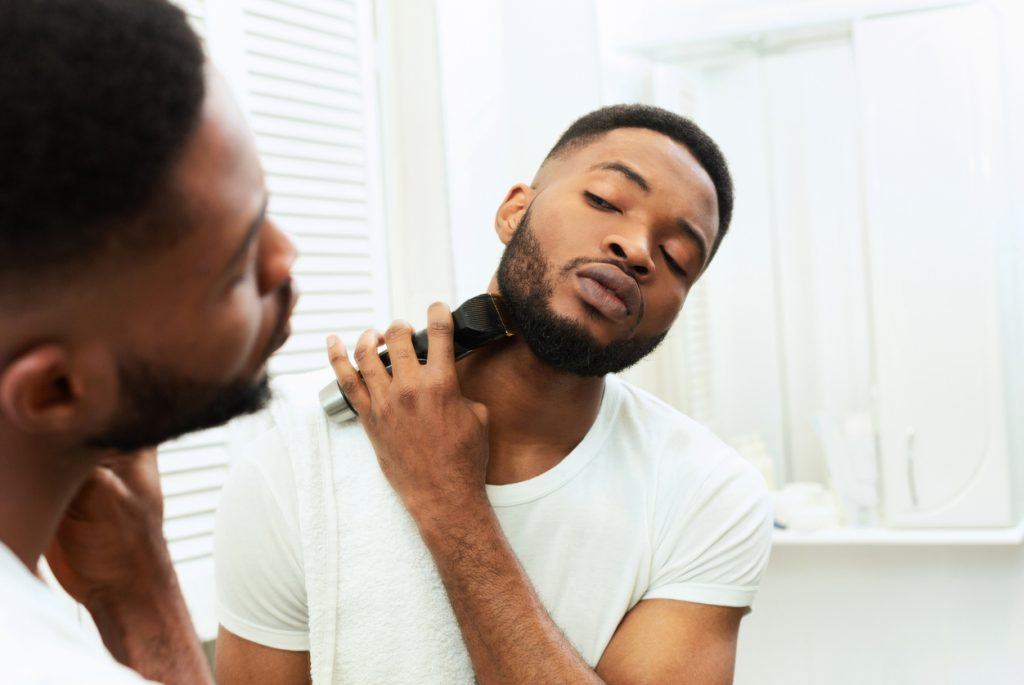 styling facial hair formal event