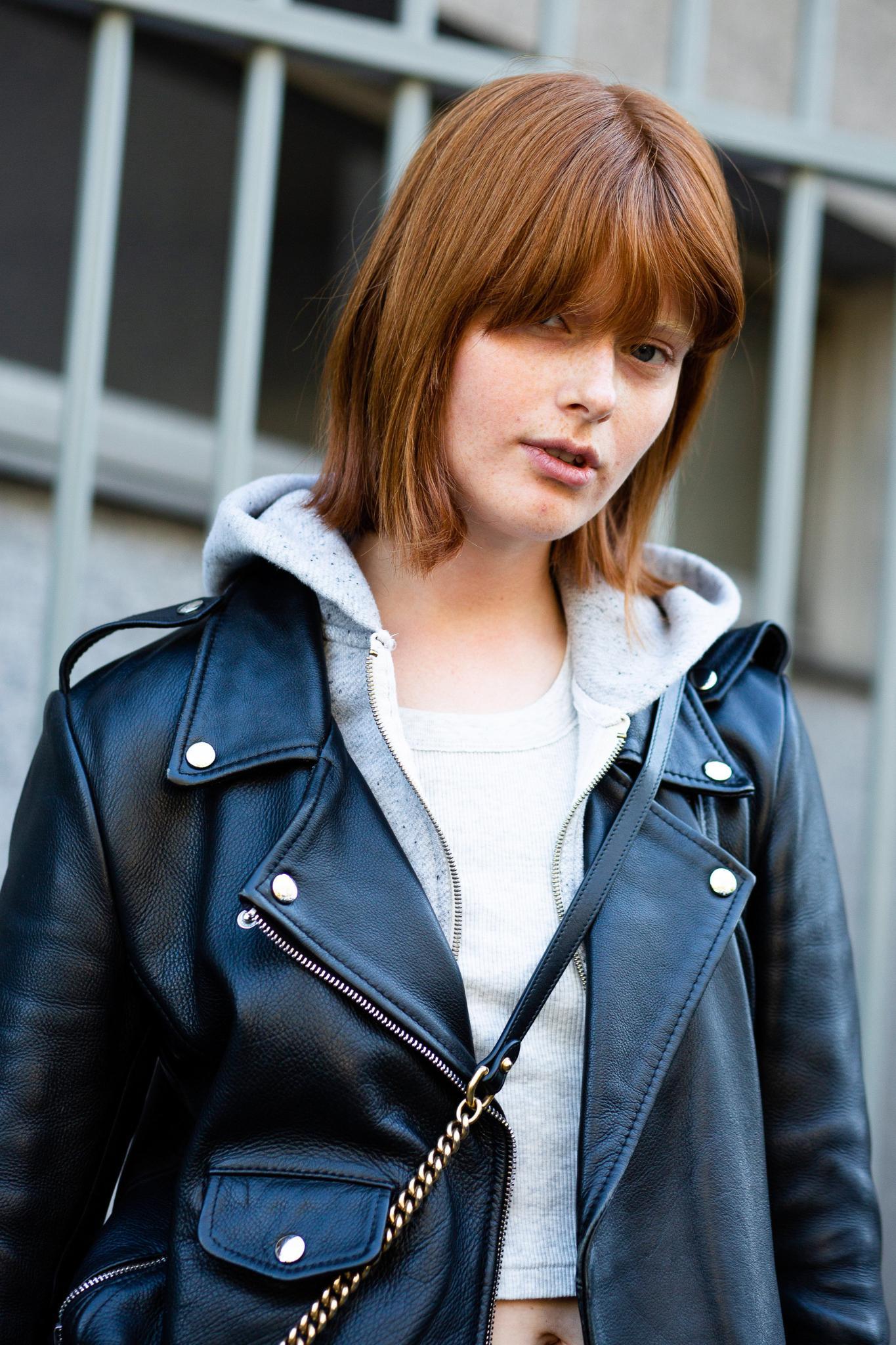 fresh fringe styles: fluffy bangs