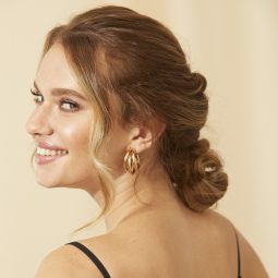 easy updos twisted chignon