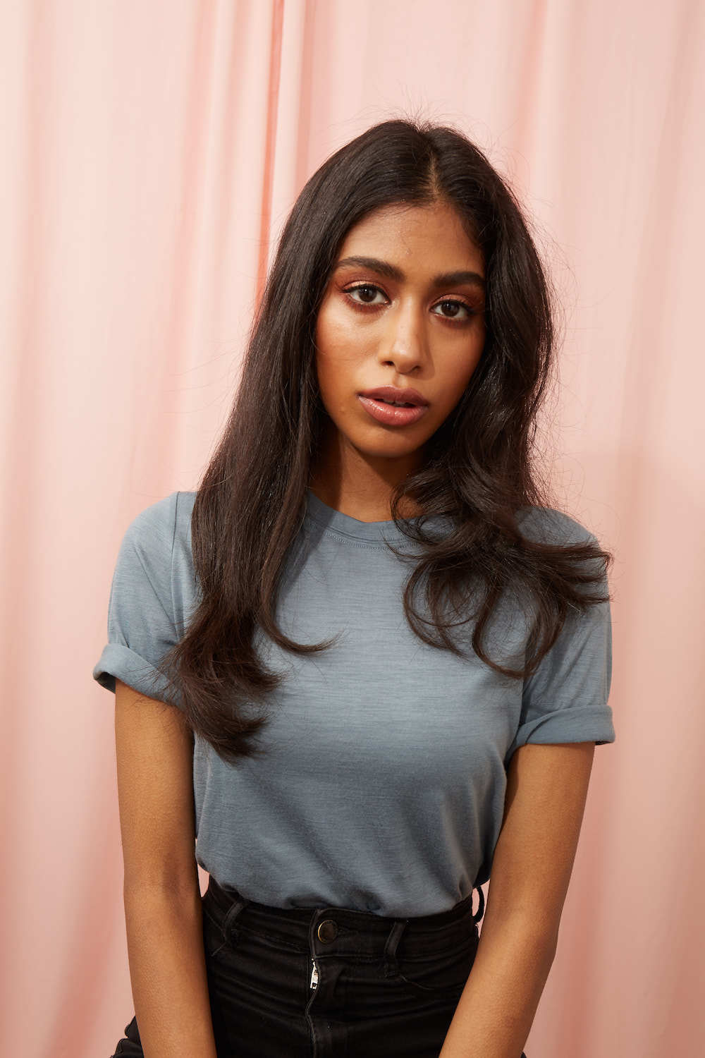 blow out hair loose curls
