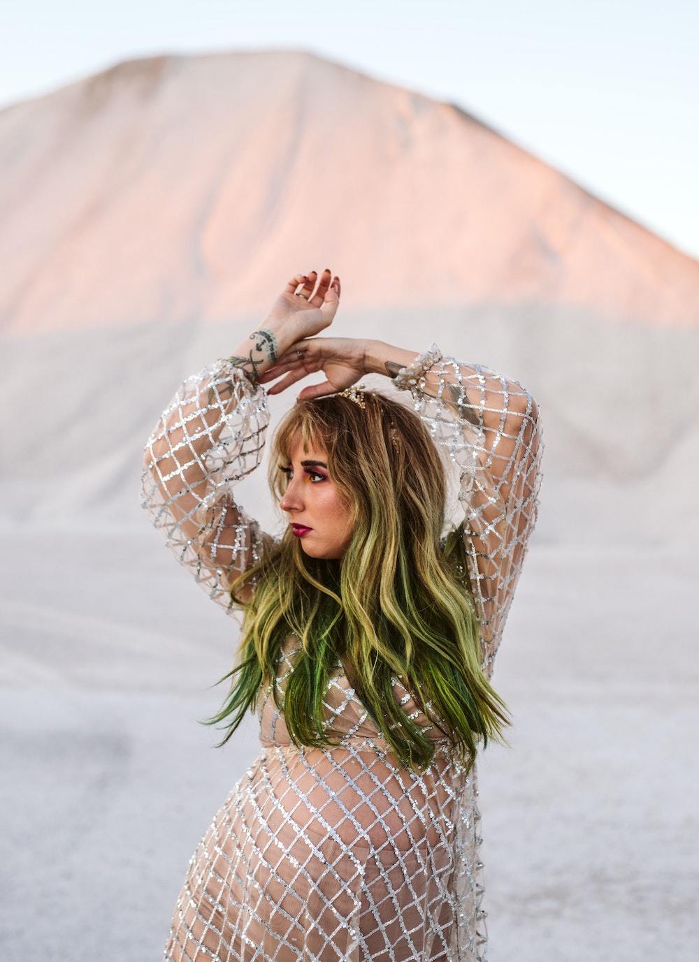 two tone hair temporary color