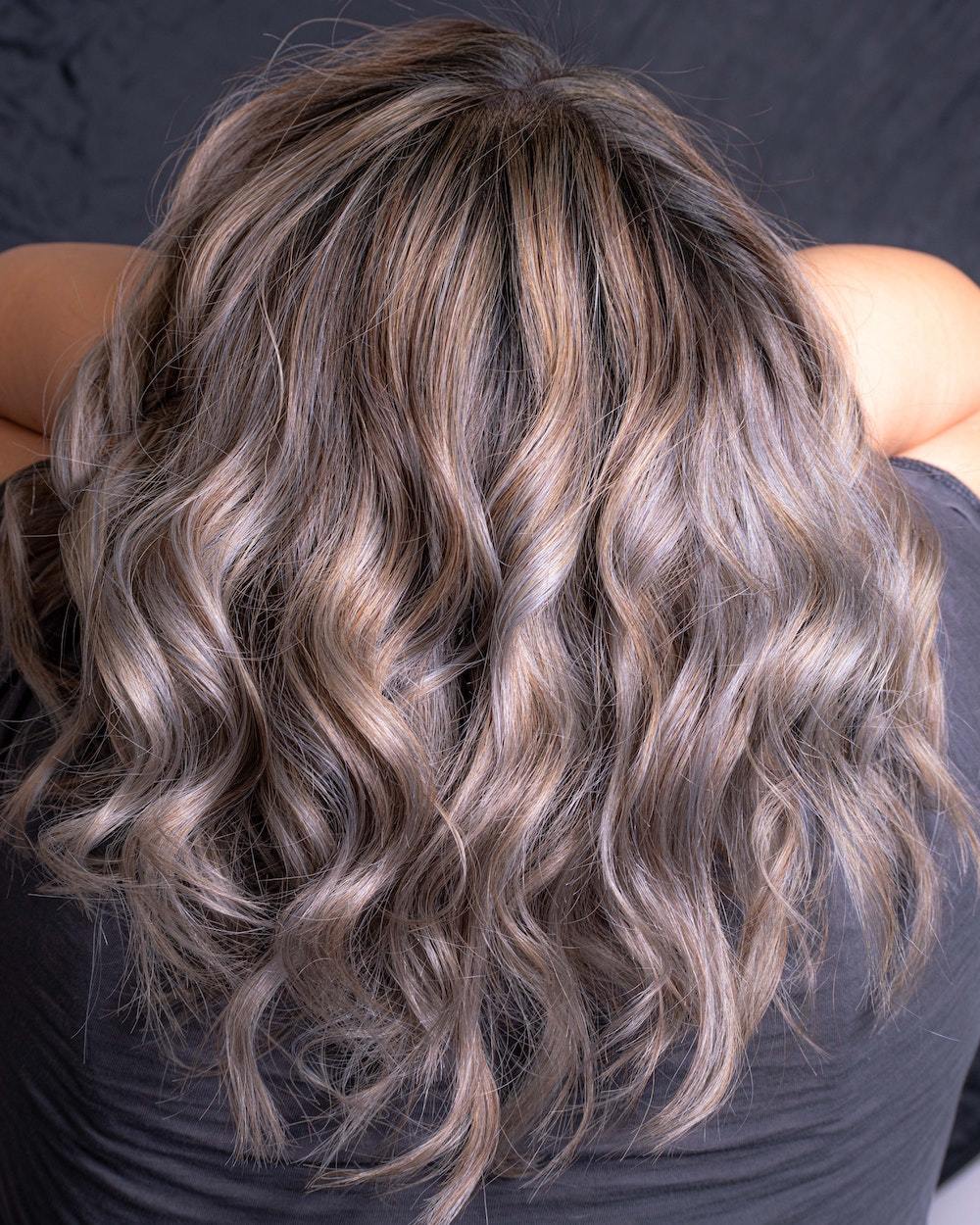 two tone hair lob