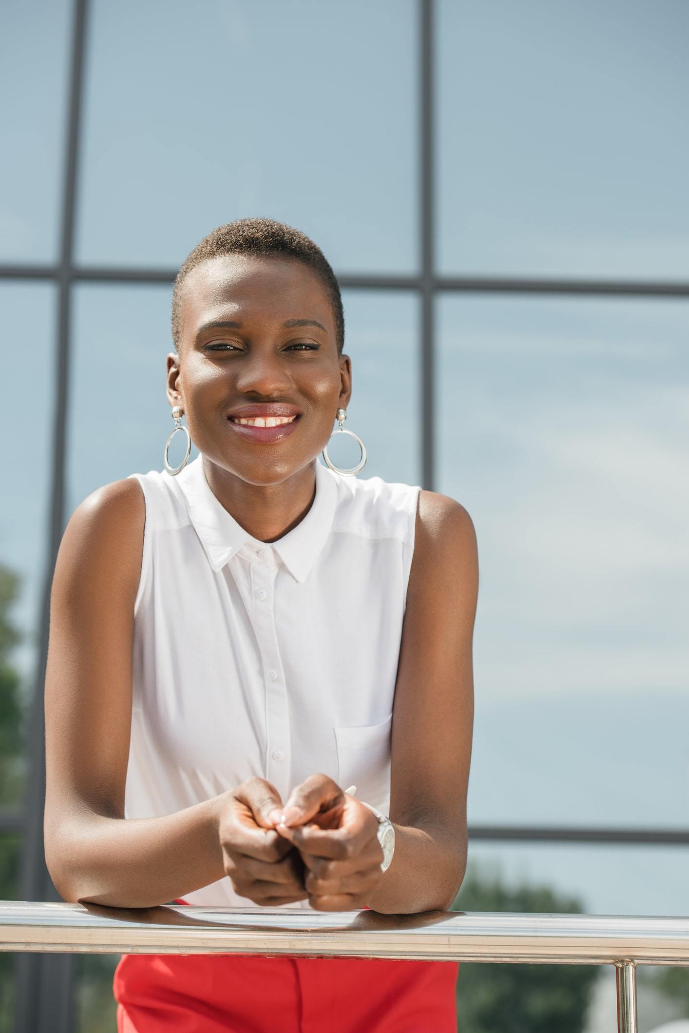 short hairstyles for black women extra short tapered cut