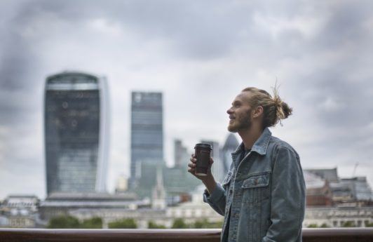 laidback hair for guys blonde man bun