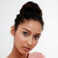 gym hair messy bun front