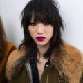 medium length styles for thin hair bangs