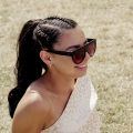 festival hair ideas braided ponytail brunette