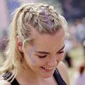 festival hair ideas glitter braids
