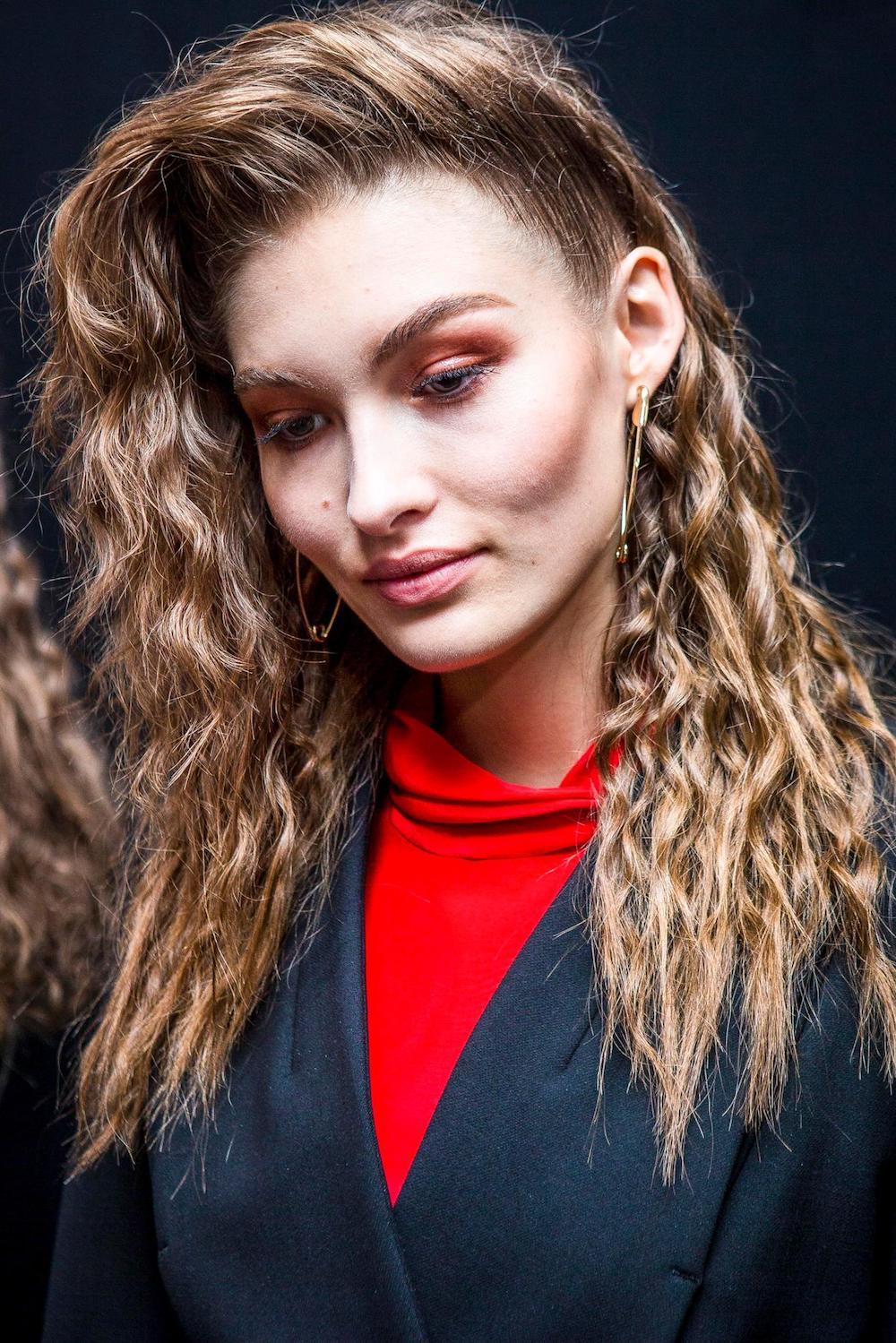 curly perm spiral