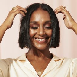 how to style a blunt bob blowout