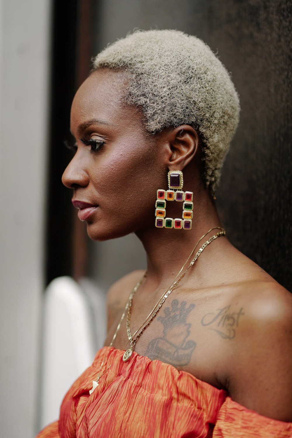 Black women buzz cut & color | Bald hairstyles for women, Short hair  designs, Short platinum blonde hair
