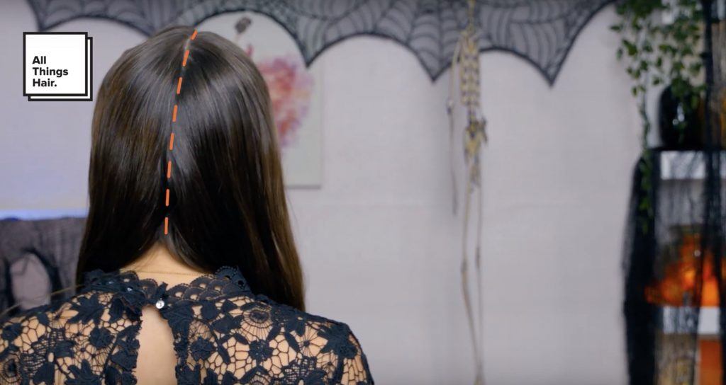 spooky hairstyles section hair