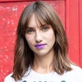 bangs for fine hair feathered