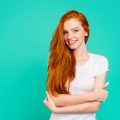 red hair blow out