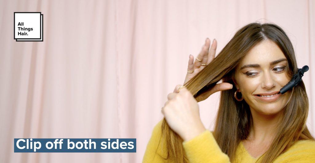 low twisted bun clip