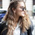 holiday hairstyles for long hair small French braid