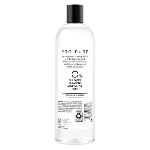 tres pro pure moisture shampoo back