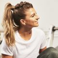 hairstyles for greasy hair braided ponytail