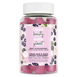 Love Beauty and Planet Berry Extraordinary Vegan Hair & Nails Dietary Supplement
