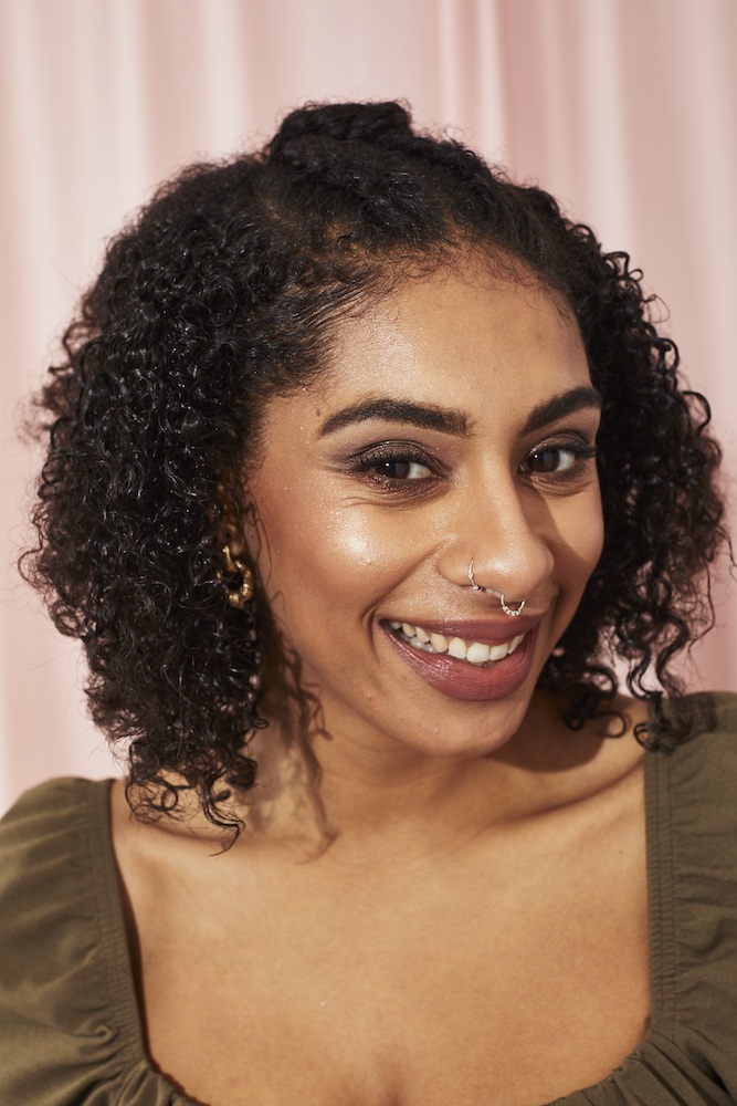 pretty protective styles braided half updo