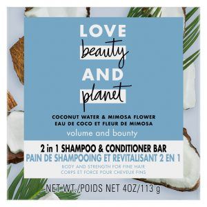 2-in-1 Coconut Water & Mimosa Flower Shampoo and Conditioner Bar