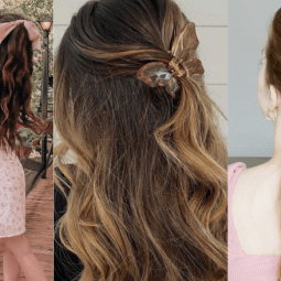 girl with half updos
