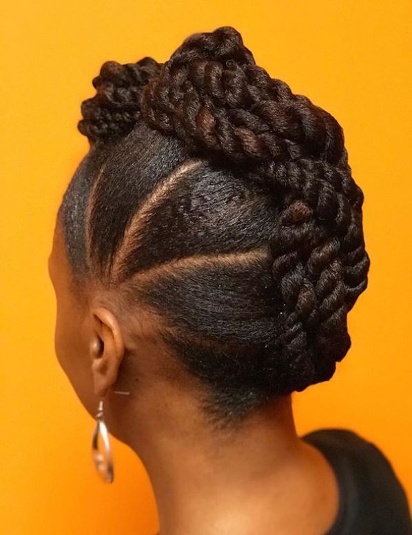 23 Mohawk Braid Styles That Will Get You Noticed - StayGlam