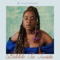 girl with thick bobble twists
