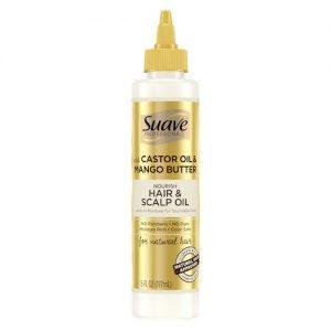 Suave Professionals Castor Oil Mango Butter for Natural Hair and Scalp Oil