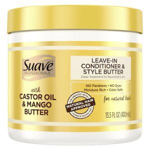 Suave Professionals Castor Oil Mango Butter Leave-In-Styling-Butter