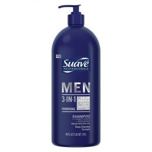 Suave Men 3-in-1 Charcoal Hair & Body Wash