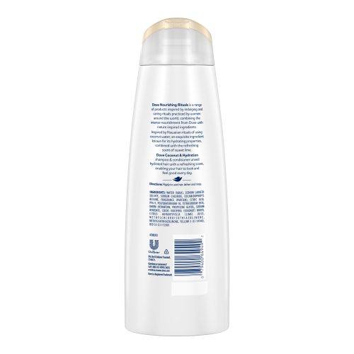 Dove Coconut & Hydration Shampoo Back