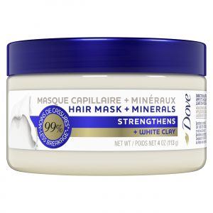 Dove Hair Mask + Minerals Strengthens + White Clay