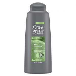 Dove Men + Care Lime + Cedarwood Reinvigorating 2-in-1 Shampoo + Conditioner