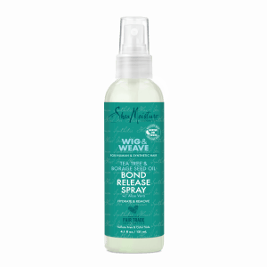 SheaMoisture Wig & Weave Tea Tree & Borage Seed Oil Bond Release Spray fop compressed