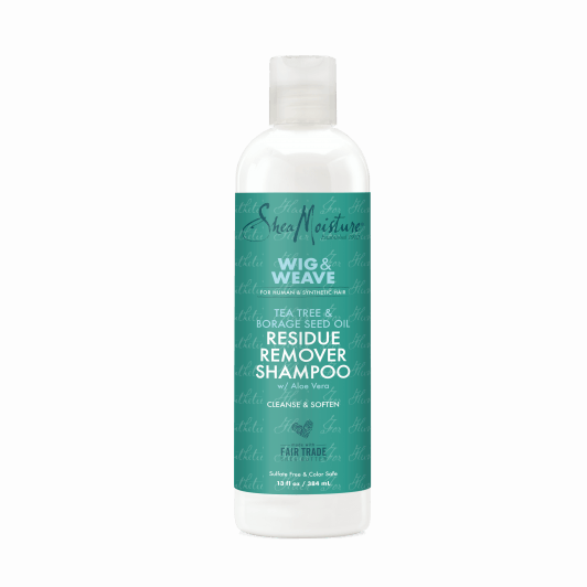 SheaMoisture Wig & Weave Tea Tree & Borage Seed Oil Residue Remover Shampoo fop compressed
