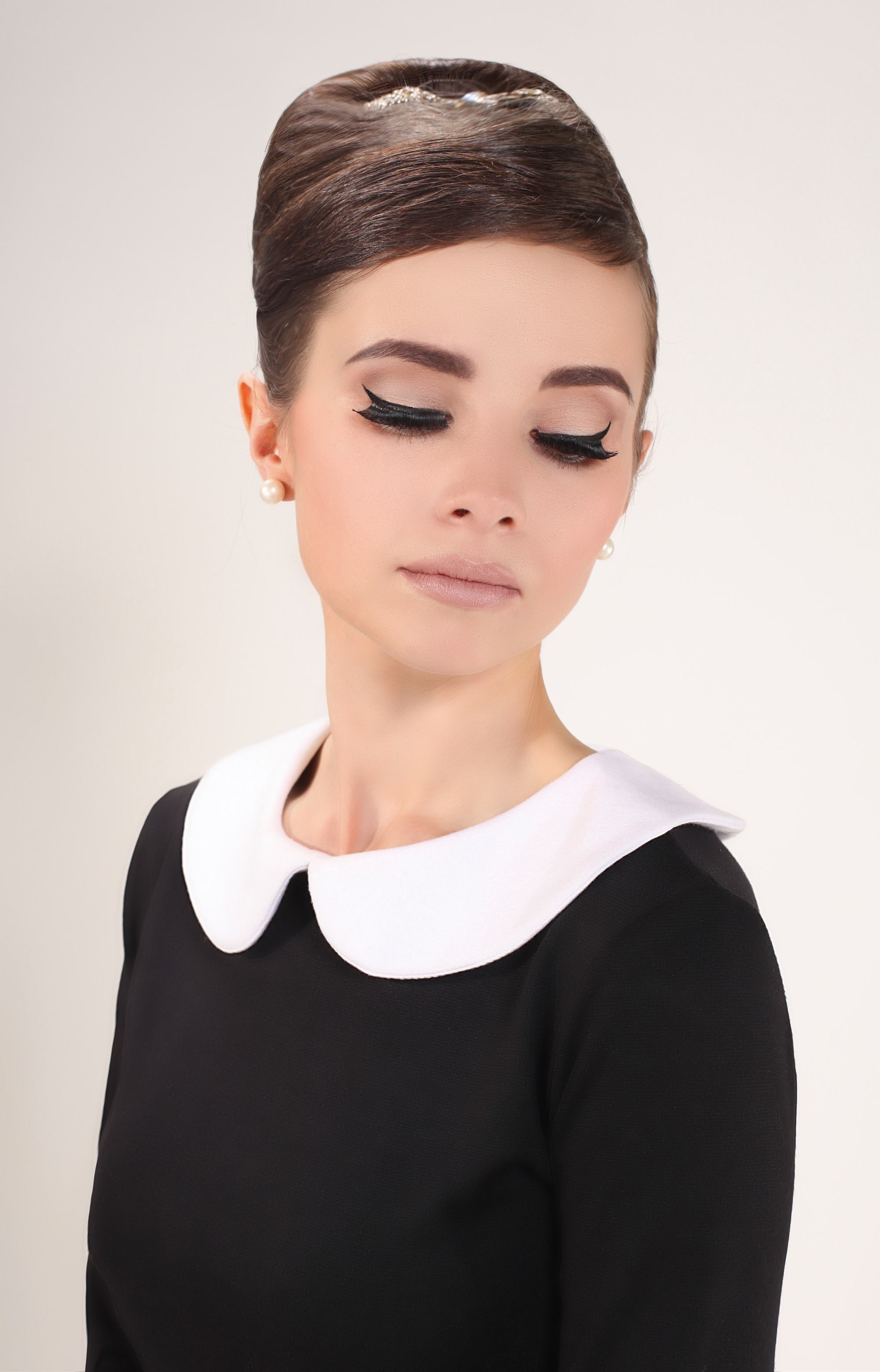 Accessorized beehive hair
