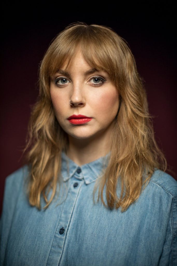 curtain bangs strawberry blonde