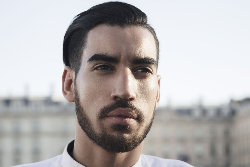 guy with fade pompodour