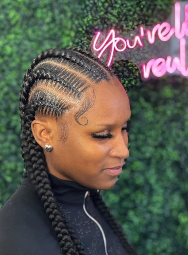 Best straight-up hairstyles 2023: Top 40 trending African cornrow ideas -  Briefly.co.za