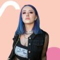 blue balayage purple