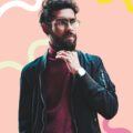 haircuts for guys with glasses messy waves