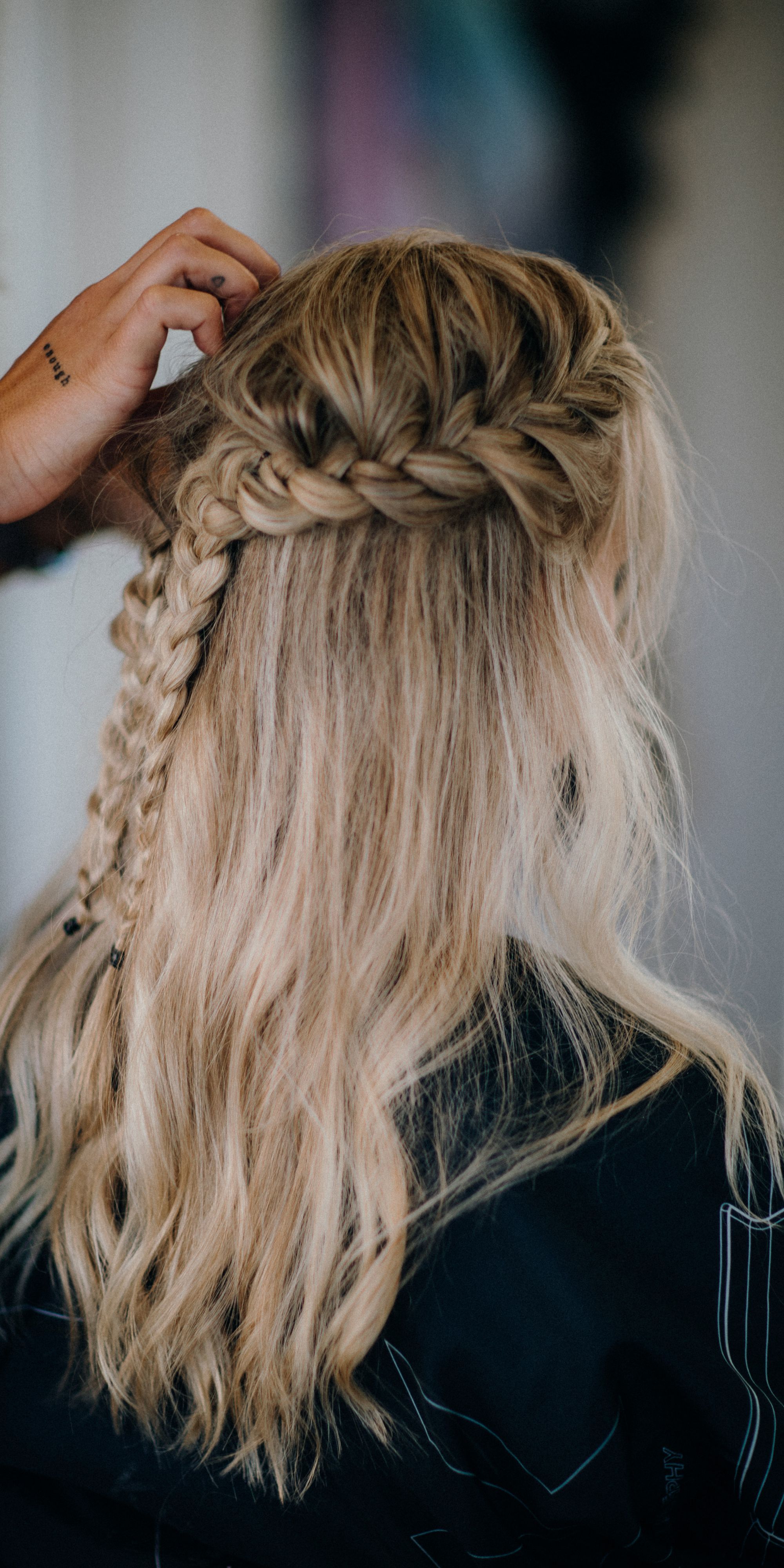 Curly Hairstyle of the Week: Easy French Braid in 5 Minutes or Less |  Weather Anchor Mama