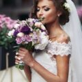 bun wedding hair styles loose curls