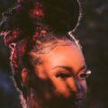 dreadlocks with color pink